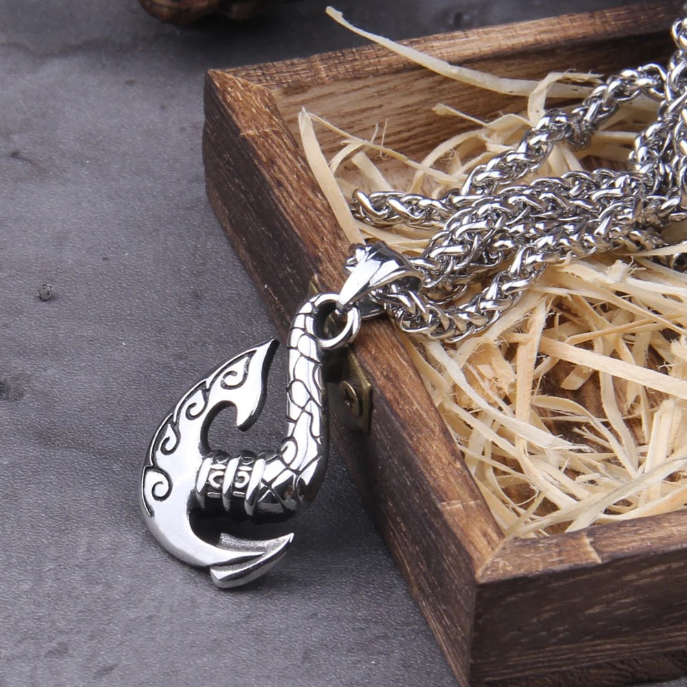 Never Fade Wolf And Raven Slavic Amulets Talismans Viking Odin Axe Necklaces & Pendants Norse Vikings Jewelry Turkish Men Wicca